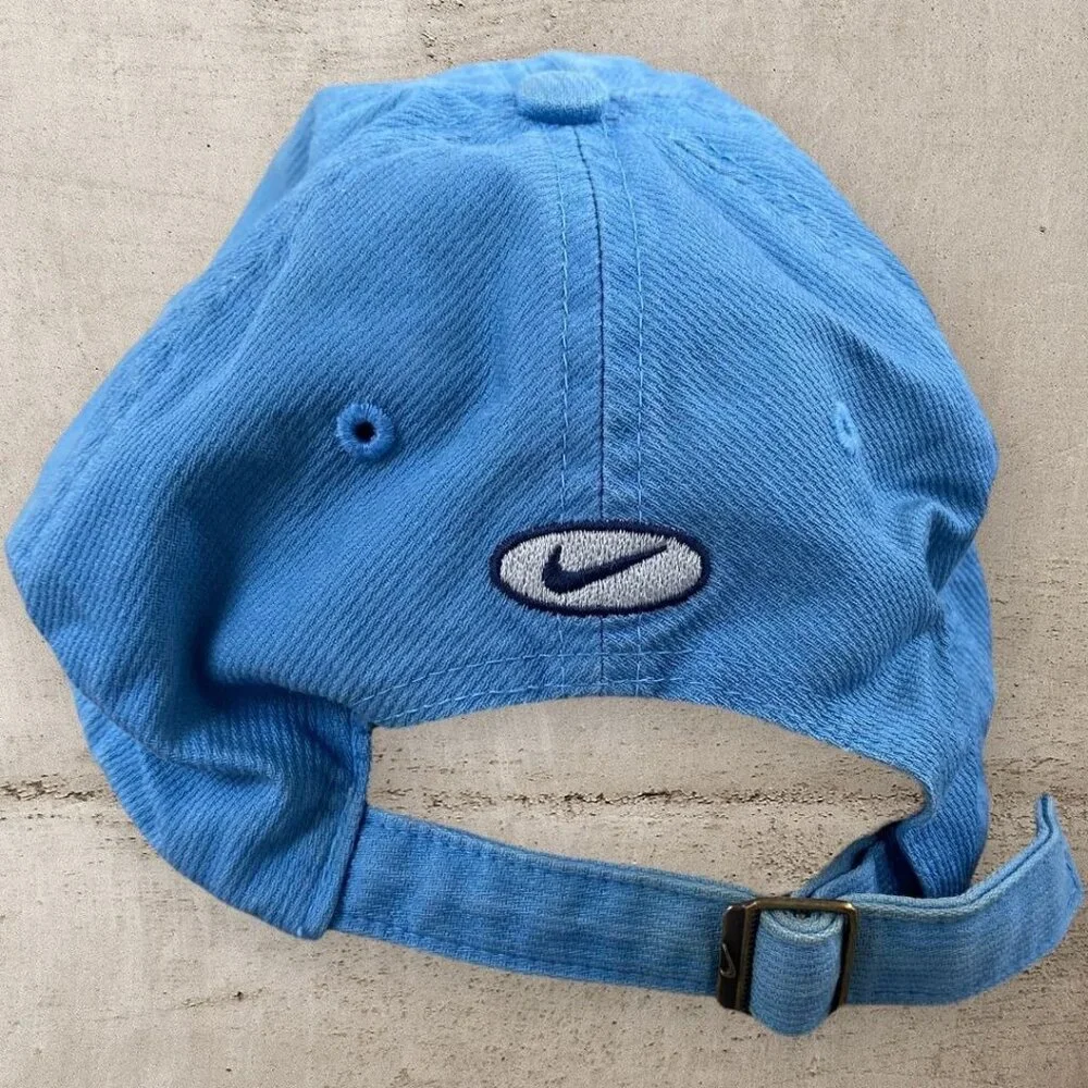 Vintage Nike 90s Hat Authentic Athletics Strapback OSFA Corduroy *Faded *stained